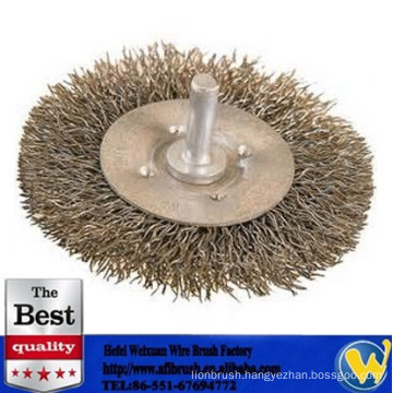 Wire Wheel Flat Cup Brush Cleaning Rust Brush for Rotary Tool
